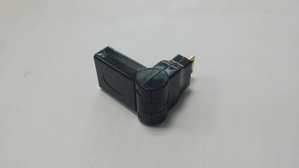 凯旺HDMI A母转迷你HDMI公头180°可旋转转接头 灵活连接，ABS外壳耐用之选